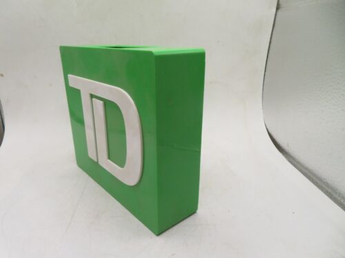 Vintage TD Bank Coin Bank Plastic Promo Advertising 6 1/4 X 5 3/4 INCH - Picture 2 of 5