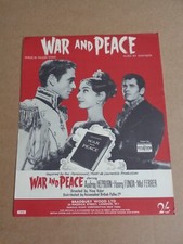 Audrey Hepburn - War And Peace 1956 film sheet music (1)