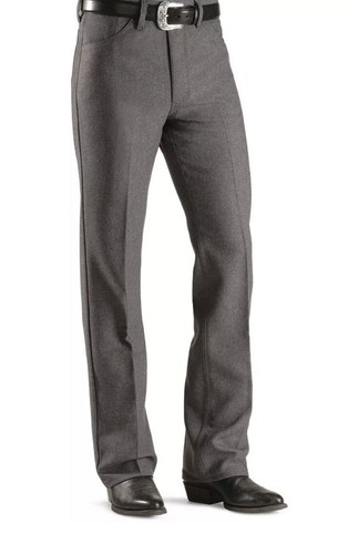 Wrangler Men's Wrancher Dress Jeans Heather BLACK 30x32 - Picture 6 of 12