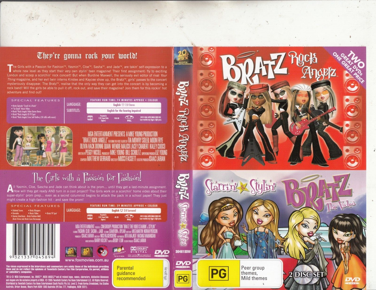 (未使用･未開封品)Total Rock Review [DVD] Bratz Rock Angelz-2005 & Bratz The Video-2005-20th Century Fox