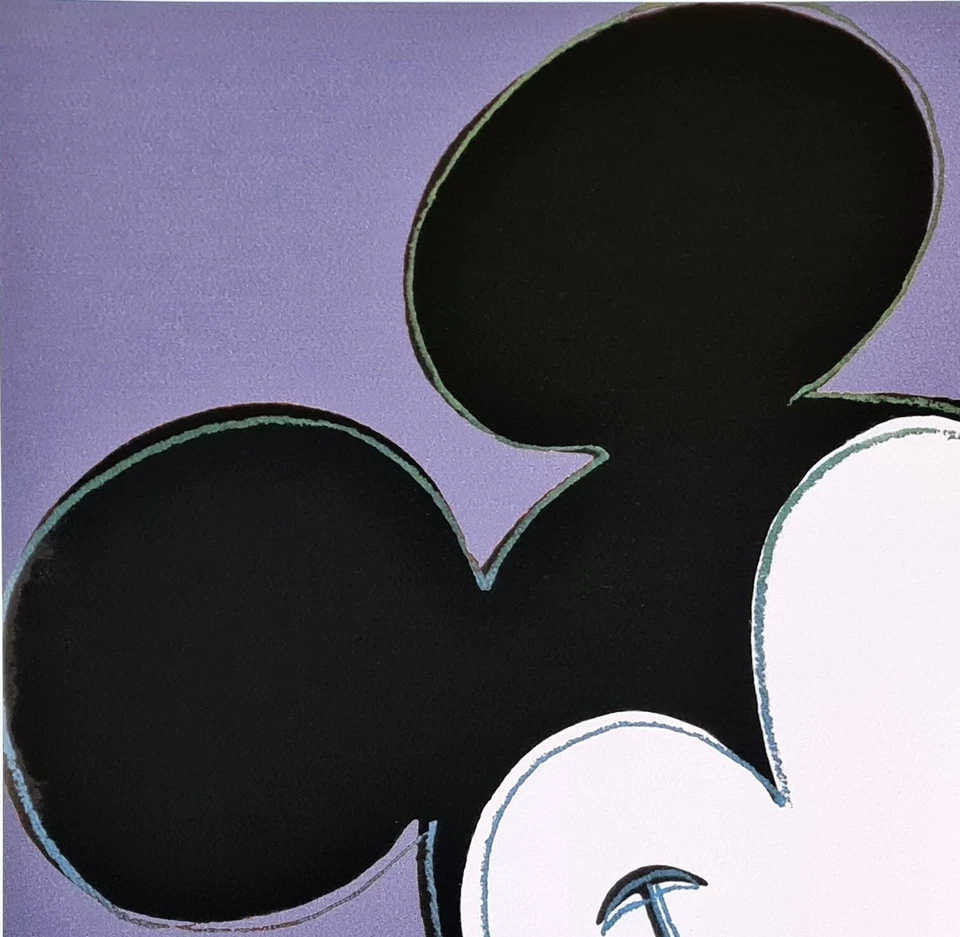 ANDY WARHOL * Mickey Mouse * lithograph * 50x50 cm*limited # xx/500 CMOA signed - Bild 4 von 4