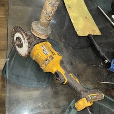 Dewalt Dcg 418 Brushless 60 V Side Grinder With Blade And Handle Used Low Batter