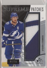 2020-21 Upper Deck SP Game Used Supreme 4/15 Steven Stamkos #SP-SS Patch 0t0g
