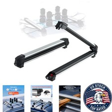 Aluminum Universal Ski  Snowboard Roof Rack - Holds 6 Skis, 4 Boards Securely