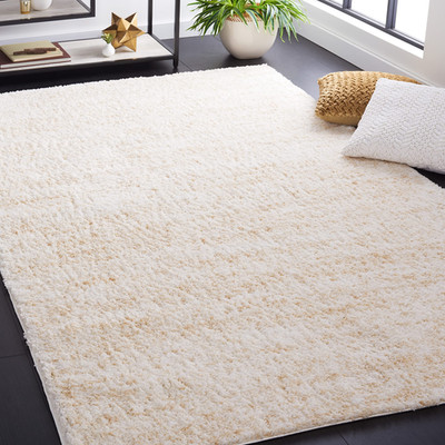 Safavieh Berber Shag Collection Area Rug - 6 X 9 Ivory Beige Modern Design