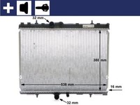 Mahle KüHler, MotorküHlung CR 1501 000S FüR Peugeot