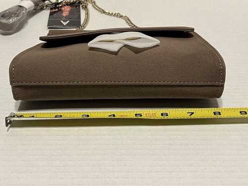 Vanessa Williams Wildleder Umhängetasche Handtasche klein Hochzeit Cocktail Rehkitz Neu mit Etikett - Bild 16 von 17