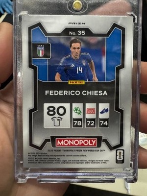 2026 Panini Prizm FIFA World Cup Card #35 Federico Chiesa Italy