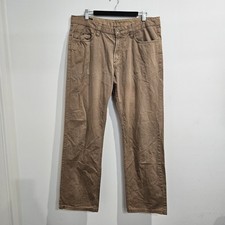 Tommy Hilfiger Madison Brown Mens Chino W36 Straight Leg Fit Cotton