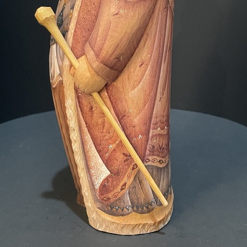 Handmade Russian Father Frost Santa Figure 9” Signed Пахранева И. Made In Russia - Picture 8 of 17