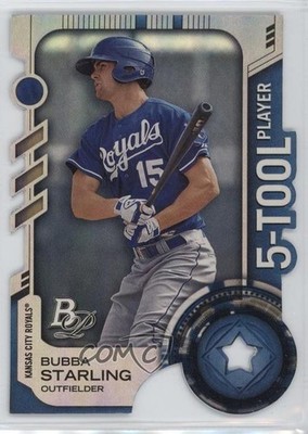 2014 Bowman Platinum Toolsy Die-Cut 5-Tool Bubba Starling #5TDC-BS 0hl