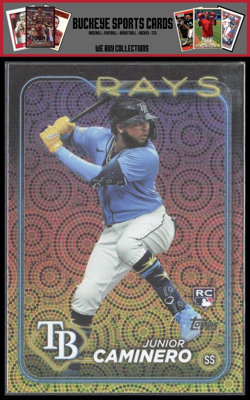 2024 Topps Holiday Junior Caminero #628 RC Tampa Bay Rays