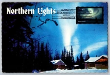 4203 Polar Lights Aurora Borealis Maxi Card w/Pictorial Cancel