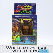 Cartwheelin' Karate Don Ninja Action TMNT 1993 Playmates Figure NEW MISB SEALED