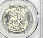 1938 Walking Liberty Half Dollar : PCGS MS65  Blazing White — photo 3