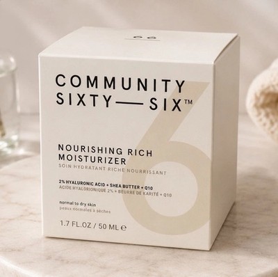 Bundle of 3- Community Sixty-Six Nourishing Rich Moisturizer 1.7 fl oz 50ml NEW