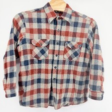 Vintage Woolrich Flannel Shirt Mens XL Plaid Wool Blend Button Down Made in USA