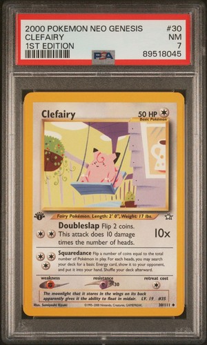 Clefairy (1st Edition) graded PSA 7 for sale on eBay