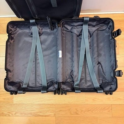 Rimowa stealth 32L Black 4 wheels Carry Case Suitcase | eBay