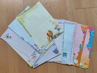 Paket Konvolut 45 Verschiedene Diddlblätter DIN A4 bunt alt Rarität 90er