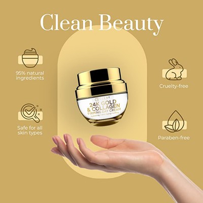 24K Gold & Collagen Daily Face Moisturizer - and | eBay