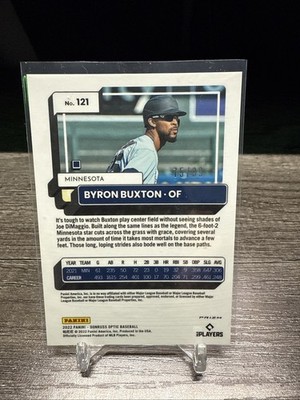2022 Panini Donruss Optic - Byron Buxton #121 Red Dragon Prizm /99