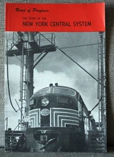 Road of Progress Story of the New York Central System promotional booklet 1954