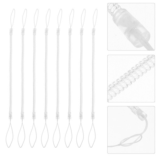 8 Pcs Mobile Phone Keychain Spring Rope Anti Lost Lanyard Anti-lost Spiral - 第 11/12 張圖片
