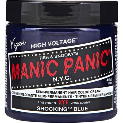Manic Panic Semi Hair Color Shocking Blue 110283 11028 4oz Pack of 2