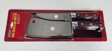 Chef Knife Set Handmade Forged Stainless Steel Multipurpose Meat Cleaver NIB