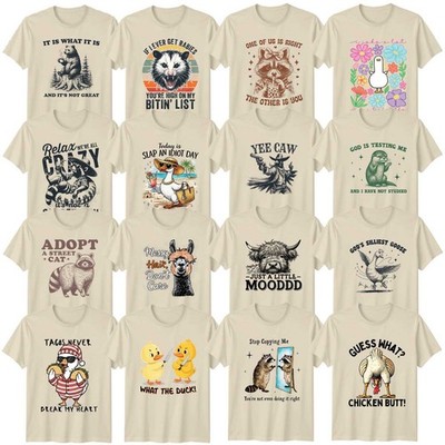 T-Shirt Sarkastisch Tier Erwachsene Sarkastisch Waschbär Lustig Geschenk