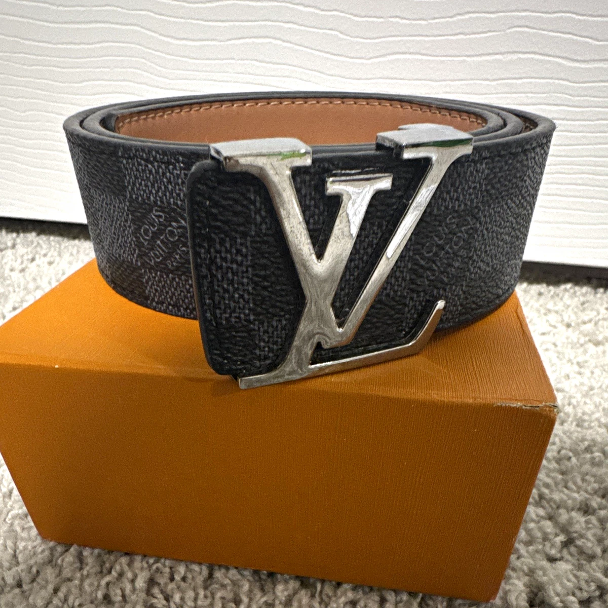 Louis Vuitton Leather Brown Belts for Men for sale | eBay