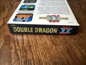 oval seal Double Dragon II The Revenge complete in box nintendo nes factory MINT