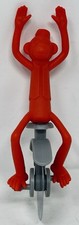 Fred Pizza Cutter ~ Pizza Wheel ~ Peddler Red Silicone Monkey Unique Novelty