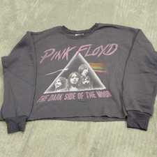 Grayson Threads Sweatshirt Graphic Print Pink Floyd Gray Women s Size XS