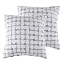 Lentana Navy Euro Sham Set of 2 - Levtex Home