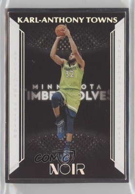 2019 Panini Noir Metal Frame Statement Edition 9/25 Karl-Anthony Towns #216 h8k