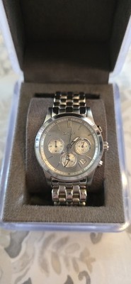 DKNY NY CHRONOGRAPH WATCH FRESH BATTERY BOX LINKS INCLUDED NIB 