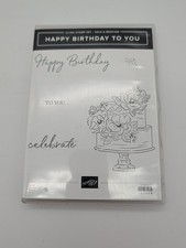 Stampin' Up HAPPY BIRTHDAY TO YOU Cling Stamp Set 152308
