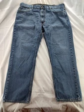 Levi's 569 Loose Straight Fit Blue Denim Mens Jeans 40x30