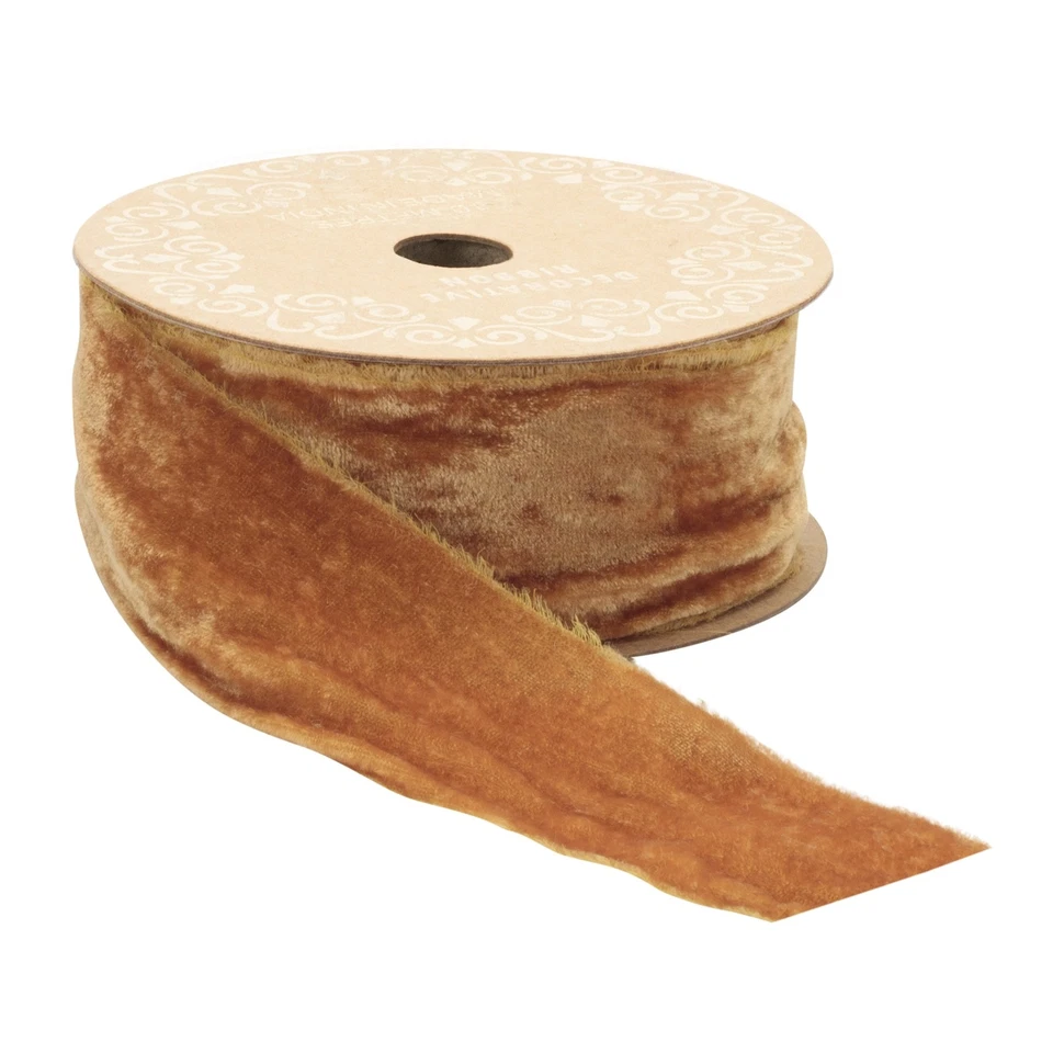 Melrose Fringed Velvet Ribbon 2" x 10 Yds. - Image 2 of 2