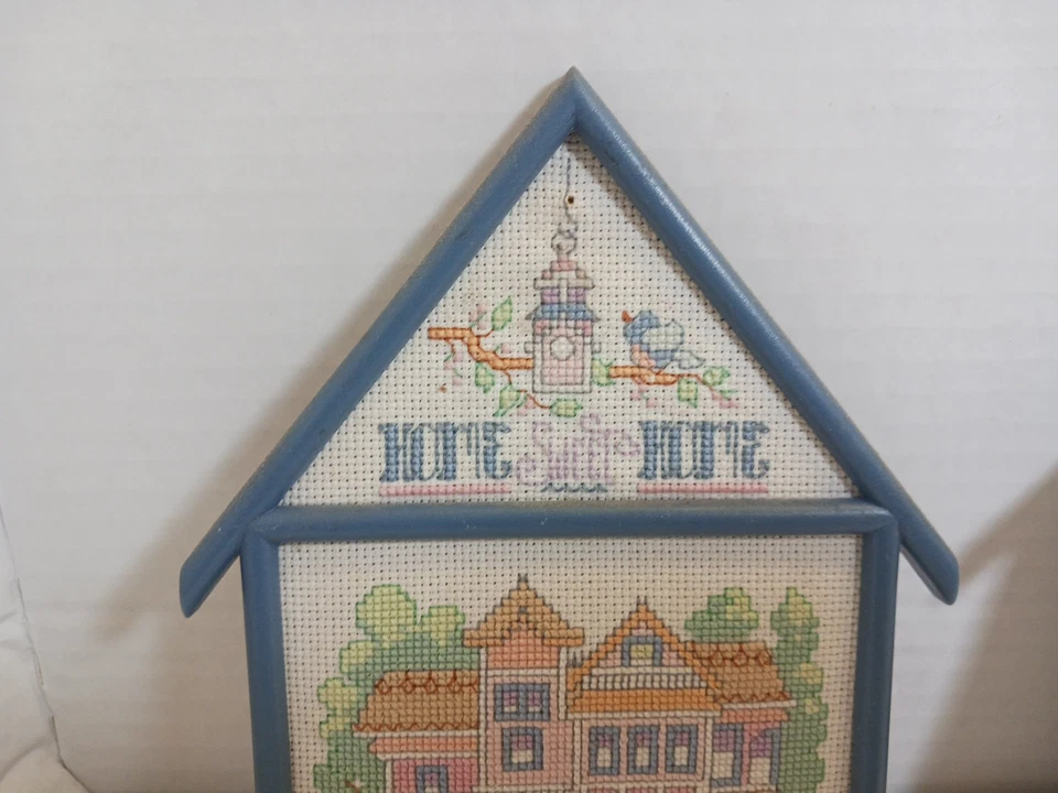 2x Diseños de punto de cruz vintage de cabañas contadas Bucilla Foto 4 de 4
