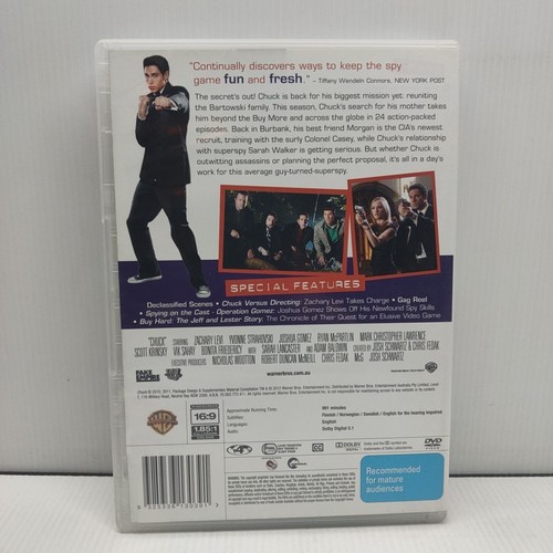 Chuck Complete TV Series Season 1, 2, 3, 4, 5, 1-5 Series DVD Region 4 - Picture 17 of 24