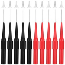 10 Pcs 0.7mm Test Probe Pins Back Kit, Multimeter Probes Black, Red