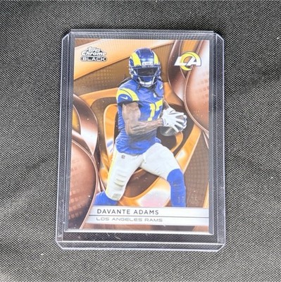 2025 Topps Chrome Black Davante Adams Los Angeles Rams #164 Serial /25