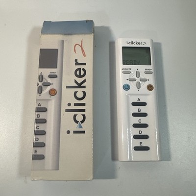 i Clicker 2 Student Remote (2nd Edition), iclicker 2, Tested with Batteries