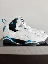 Size 10 Jordan True Flight White Laser Blue