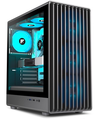 K6 PC Case - Pre-Installed 6 PWM ARGB Fan (3 x 120mm, 3 x 140mm), ATX Mid-Tow...