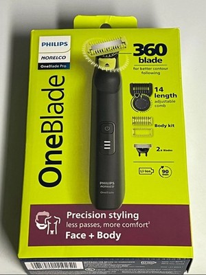 Philips Norelco OneBlade Pro 360 Face + Body Electric Shaver - QP6542/70