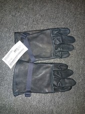US Military Issue Black Cowhide Leather Light Duty Utility Gloves